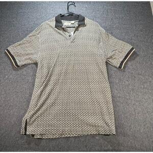 St. John's Bay Black and Gray Polo Shirt
